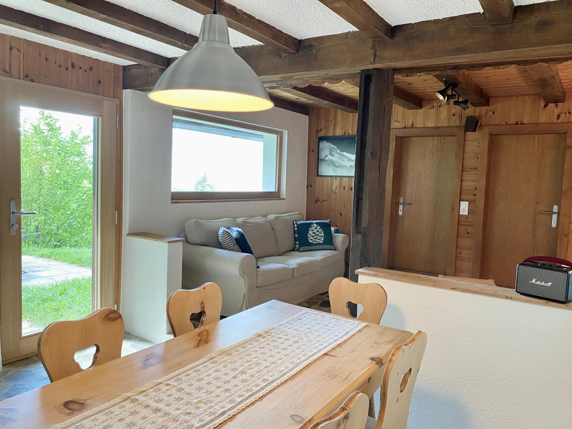 Eco Lodge With Jacuzzi And View In The Swiss Alps Grône Esterno foto